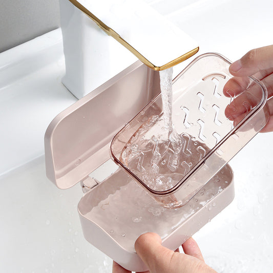 Boite à savon avec système de drainage