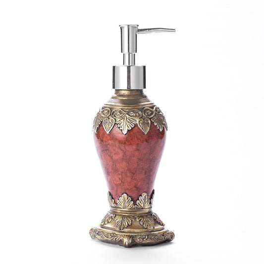 Distributeur de savon liquide vintage bordeaux
