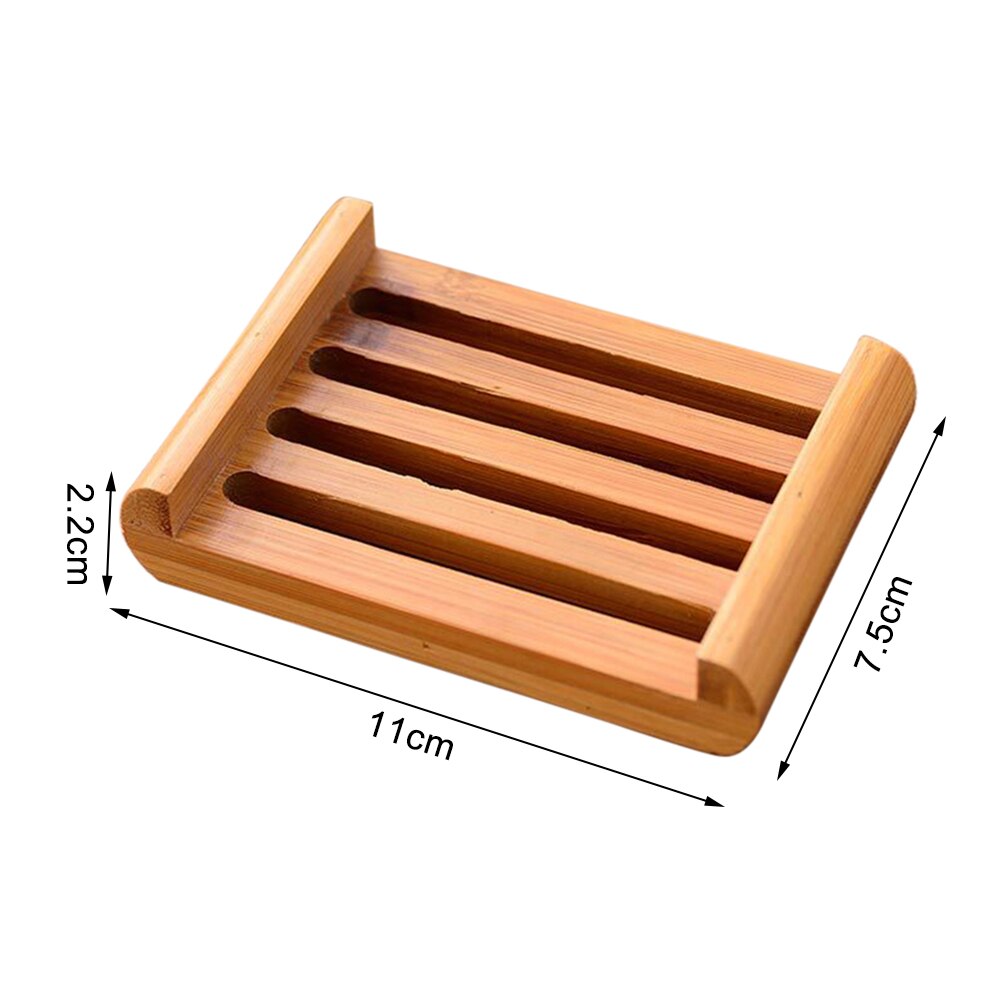 Porte savon bambou bords rehaussés