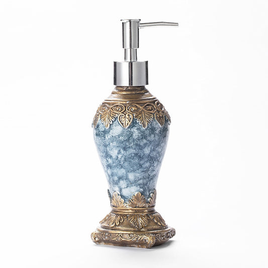 Distributeur de savon liquide vintage bleu