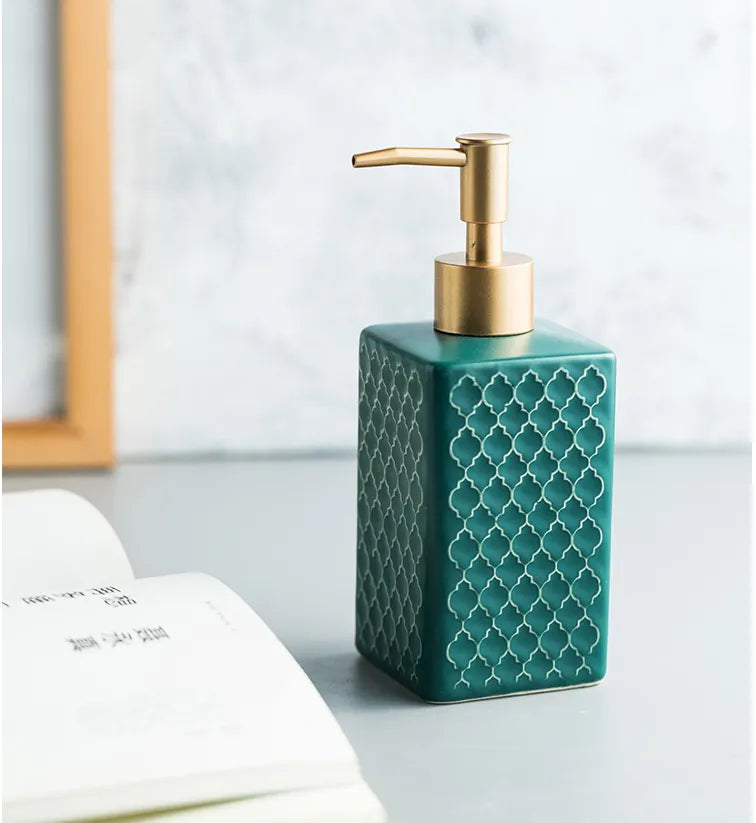 Distributeur de savon céramique oriental