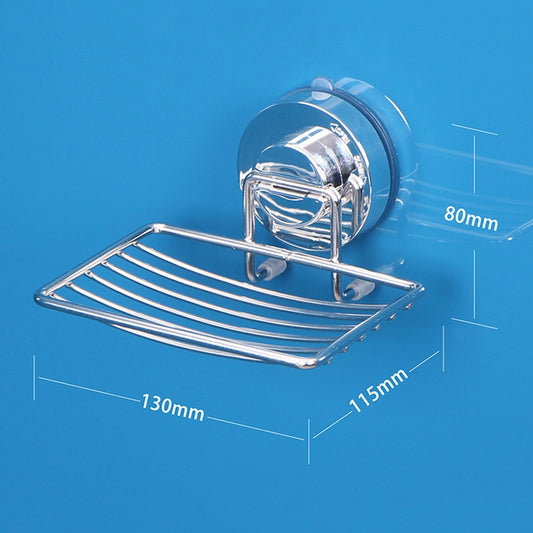 Porte savon mural avec ventouse en inox