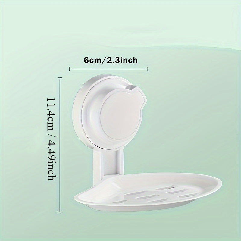 Porte savon ventouse mural avec drainage dimensions