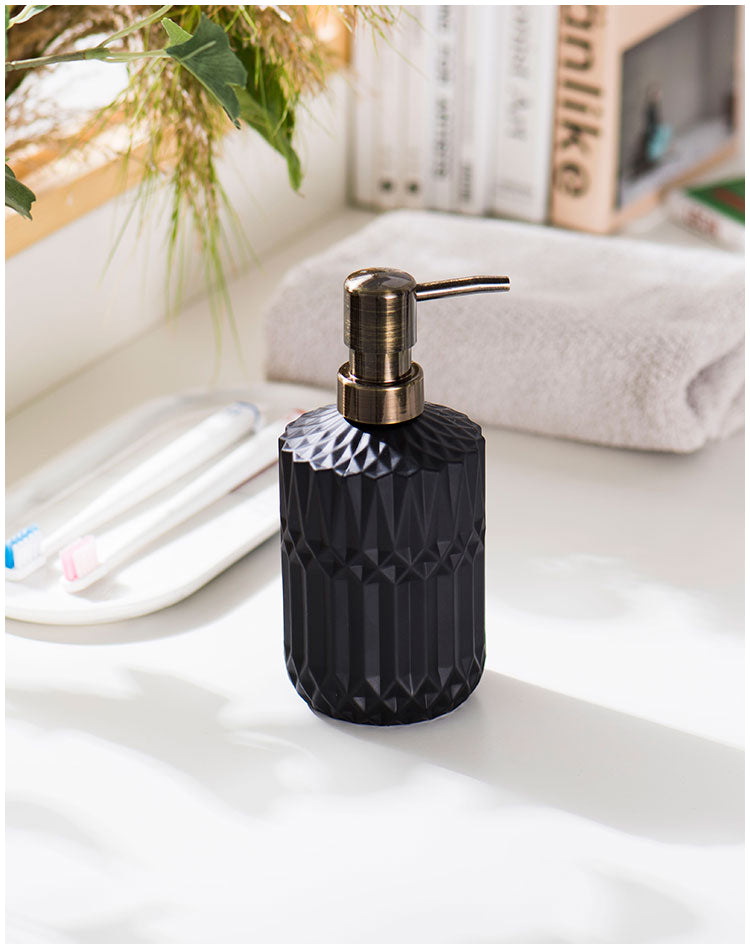 Distributeur de savon vintage en verre