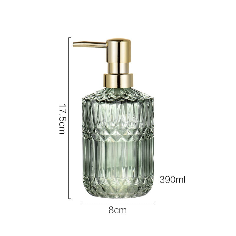 Distributeur de savon vintage en verre
