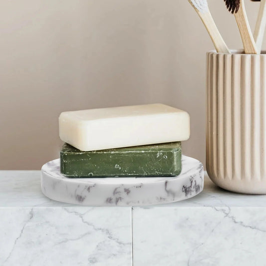 Porte savon effet marbre