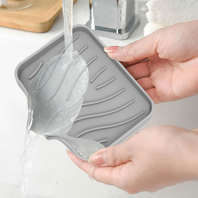 Porte savon cuisine en silicone