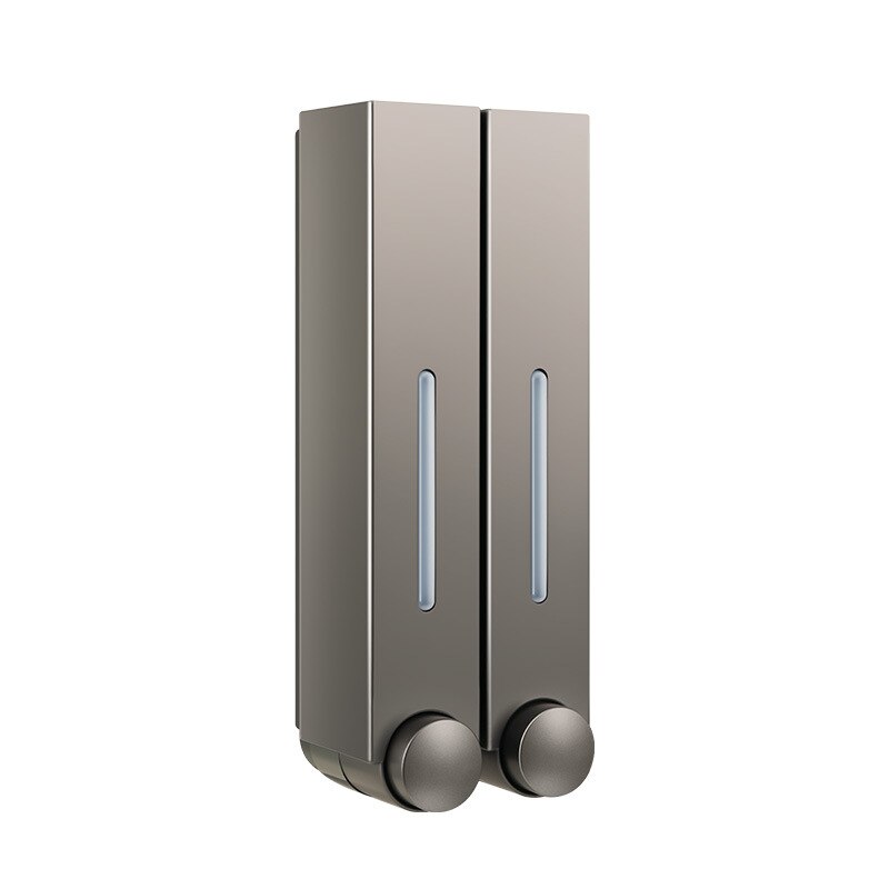 Distributeur de savon mural liquide double grand format