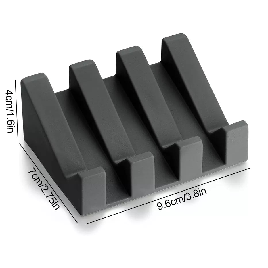 Porte savon design incliné pour évier