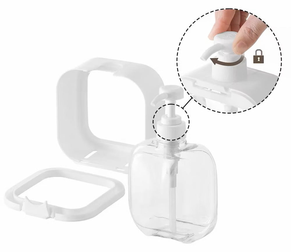 Distributeur de savon liquide rechargeable poussoir