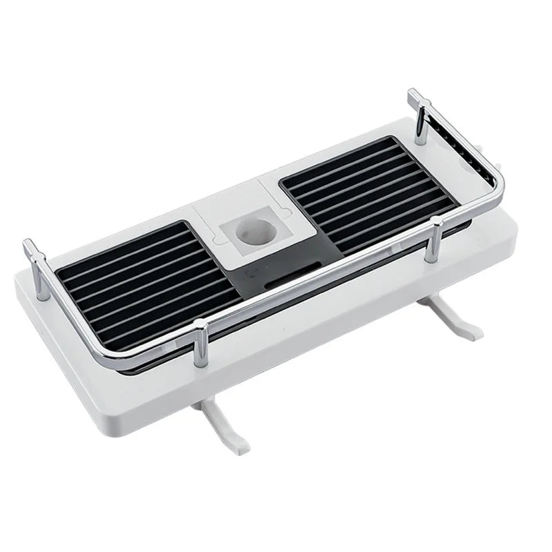 mDesign étagère de douche télescopique - serviteur de douche, montage mDesign étagère de douche télescopique - serviteur de douche, montage