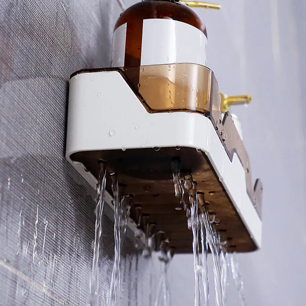 Étagère de douche murale design sans perçage