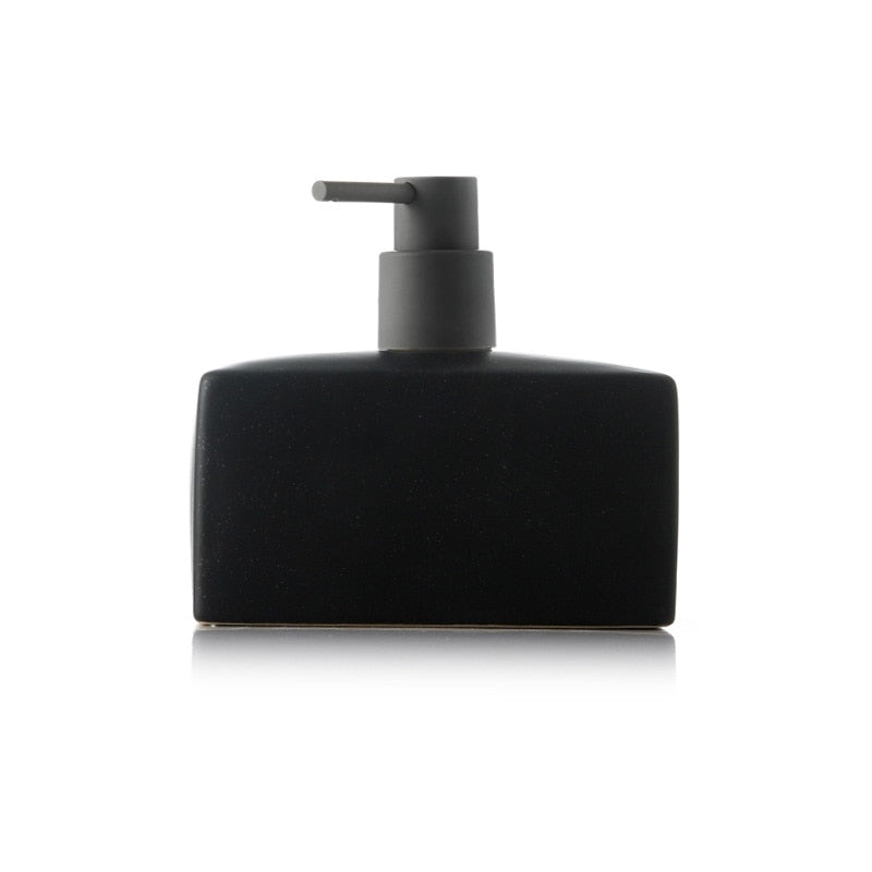 Petit distributeur de savon contemporain et uni