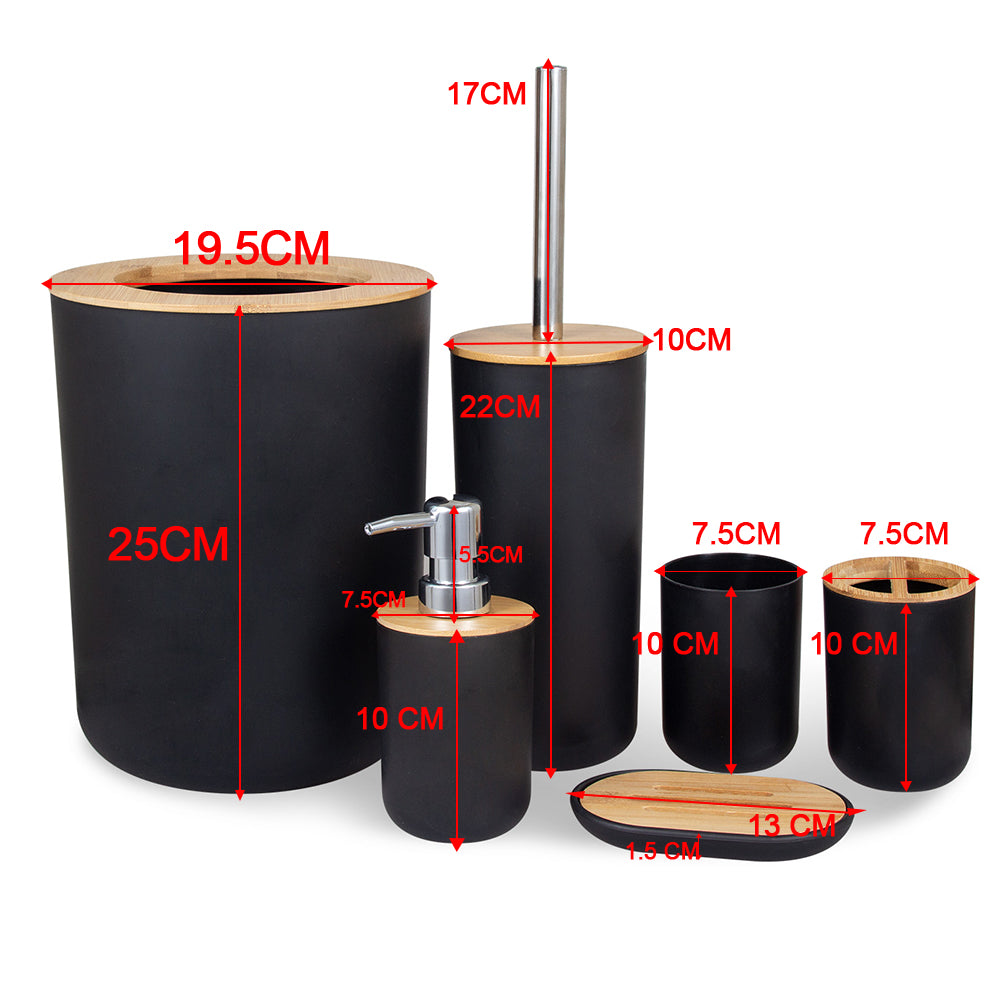 Set pour salle de bain complet 6 pièces