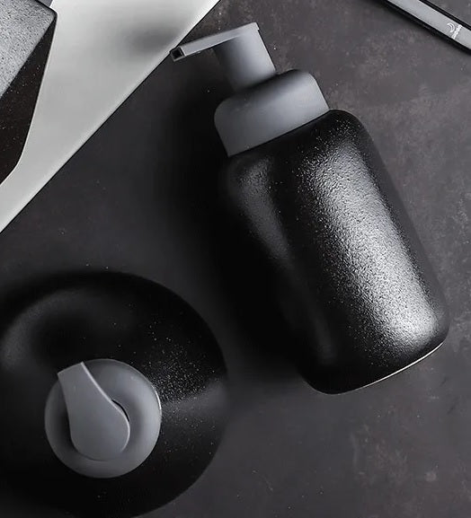 Distributeur de savon céramique bouteille