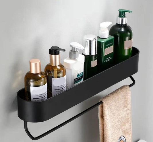 Etagère de douche murale porte serviette