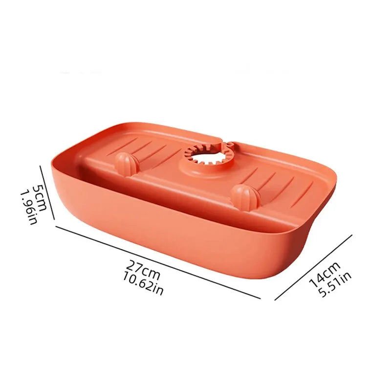 Dimension porte éponge silicone pour évier