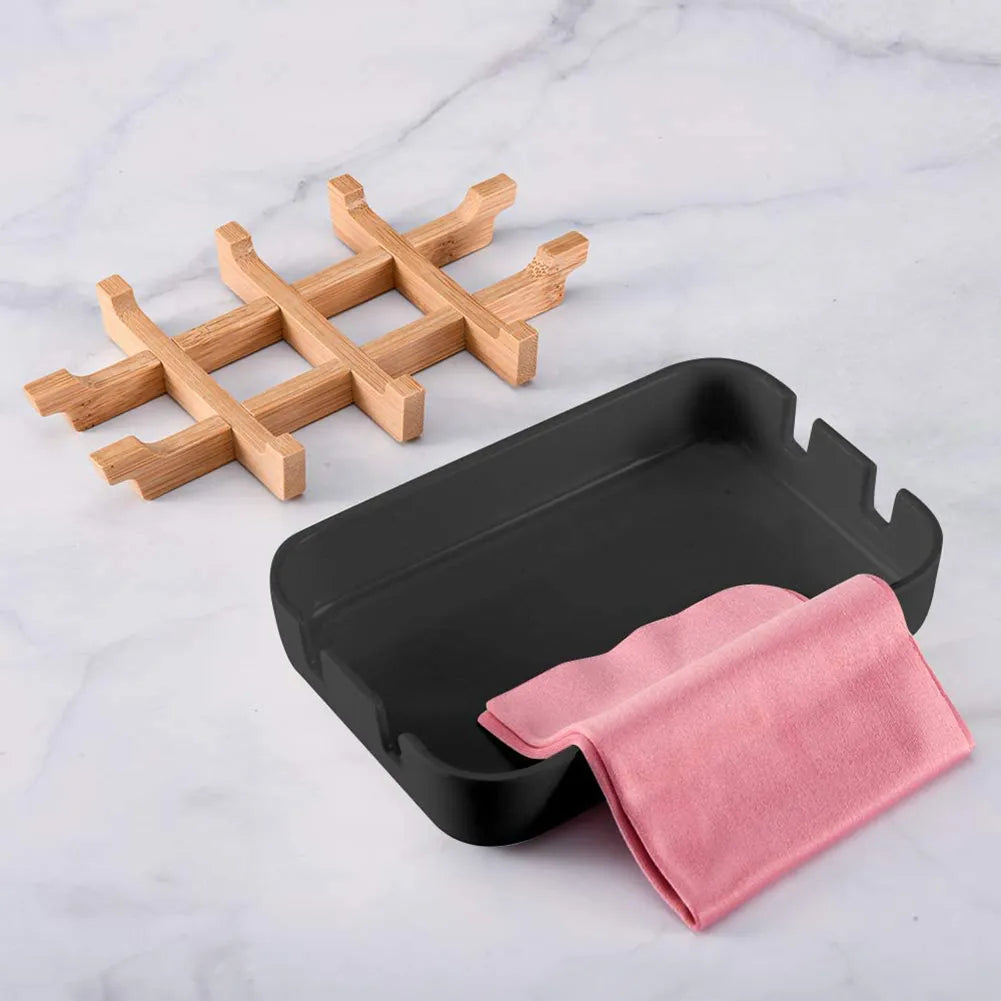 porte savon noir style japonais