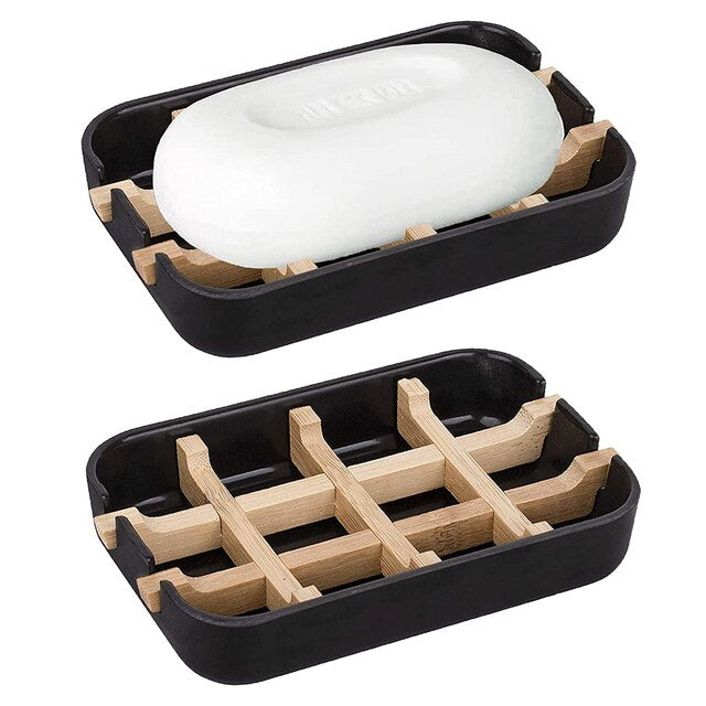 porte savon noir style japonais