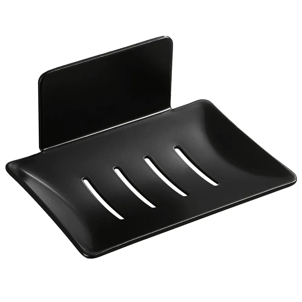 Porte savon pour douche noir en métal