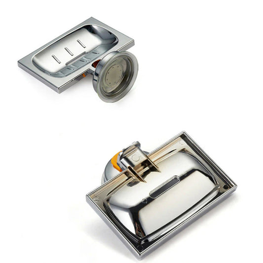 Porte savon mural en inox - Fixation ventouse