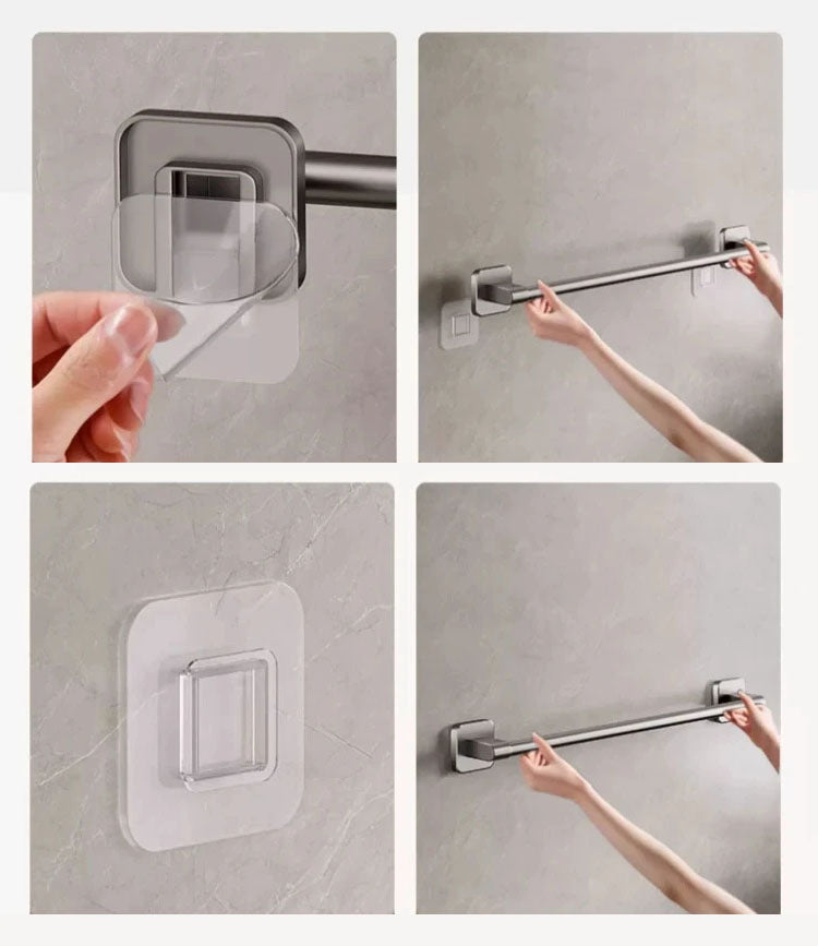 pose porte serviette sans perçage adhésif