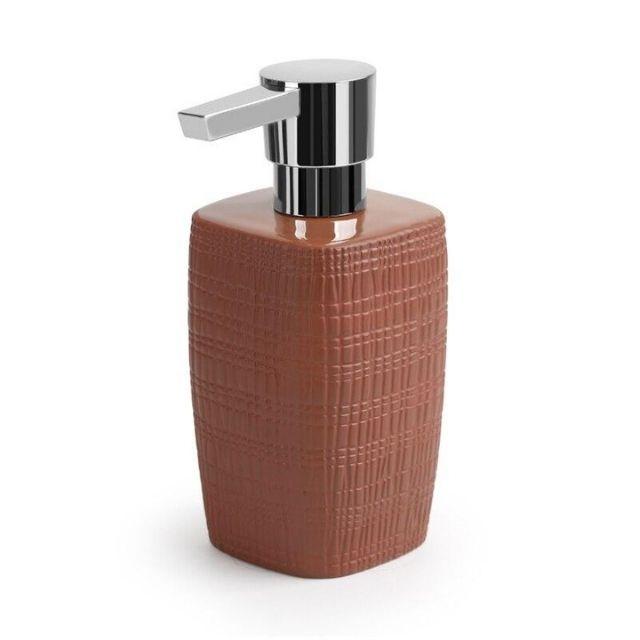 Distributeur de gel douche marron
