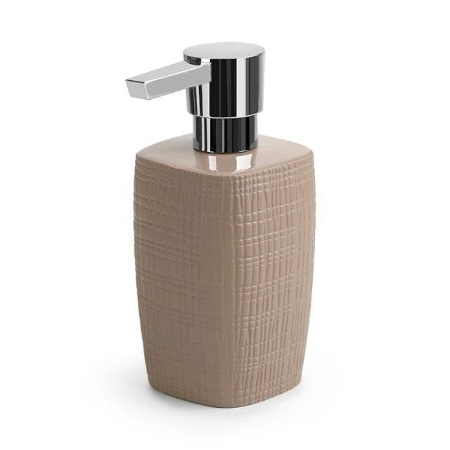 Distributeur de savon marron clair