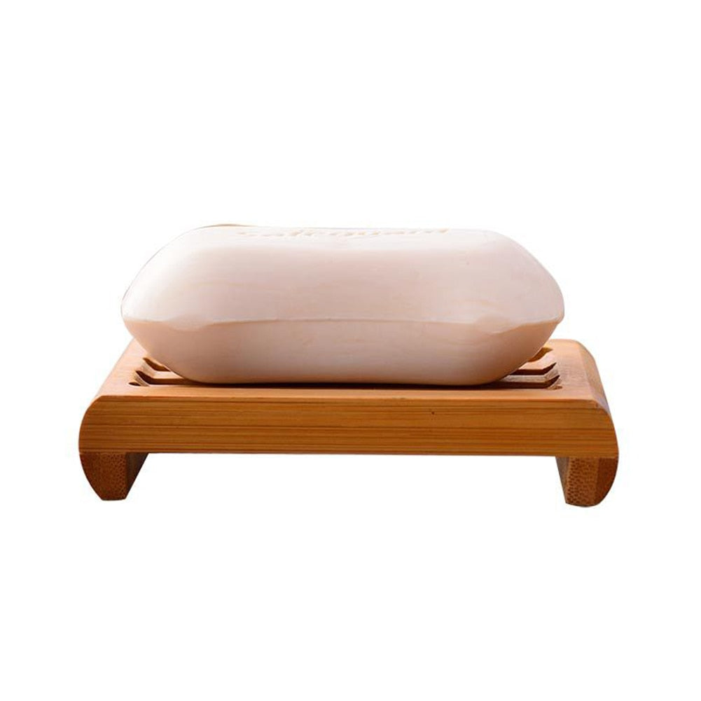 Porte savon bambou bords rehaussés