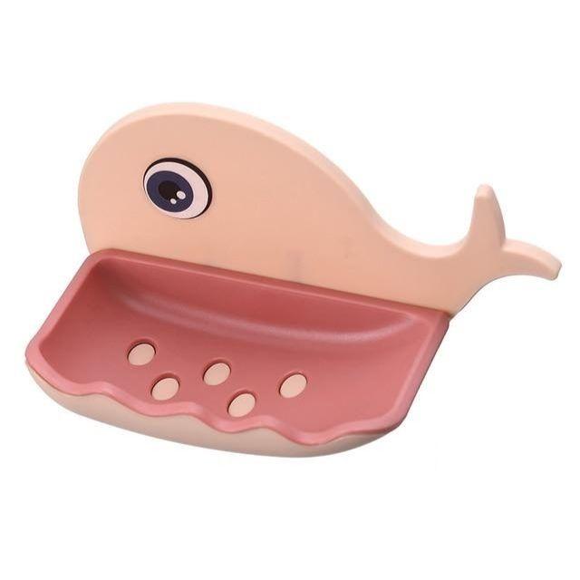 Porte Savon Baleine Rose