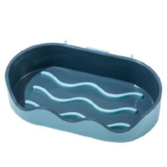 Porte Savon Mural Bleu