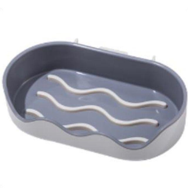Porte Savon Mural Gris