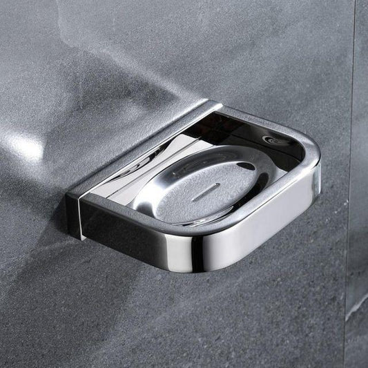 Porte savon mural chrome