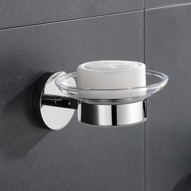 Porte savon douche en verre