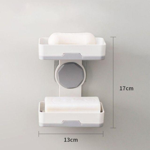Porte savon douche rotatif