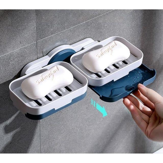 Porte savon rotatif