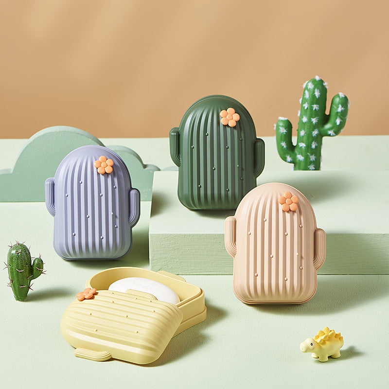 Boite à savon cactus pour voyage