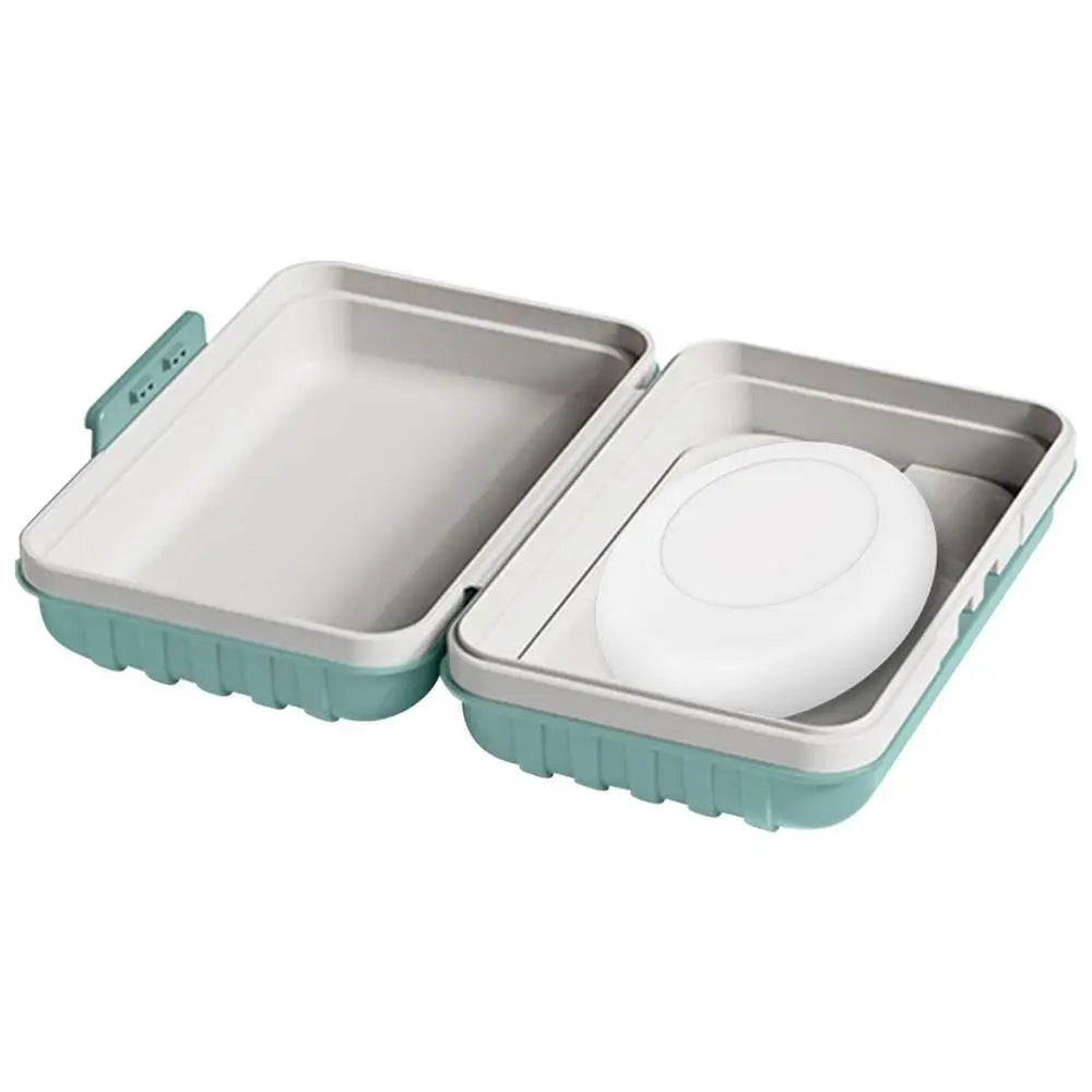 Lot De 3 Boîtes à Savon De Voyage Étanches – Porte-Savon Solide Avec Sac Doux En Mousse, Idéal Pour La Maison, Les Vacances Et Le Camping