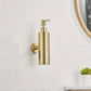 Distributeur mural or, robuste, élégant, pour salle de bain sophistiquée
