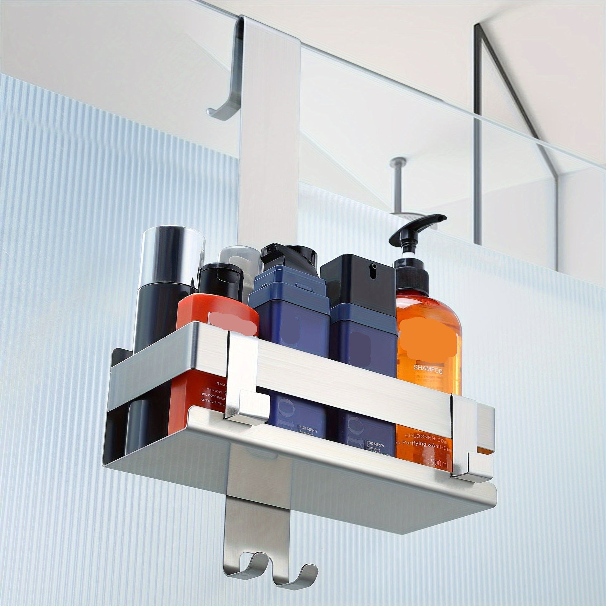 Etagère de douche pratique, fixation sur paroi