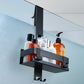 Etagère de douche sur paroi de douche
