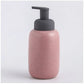 Distributeur de savon céramique bouteille rose
