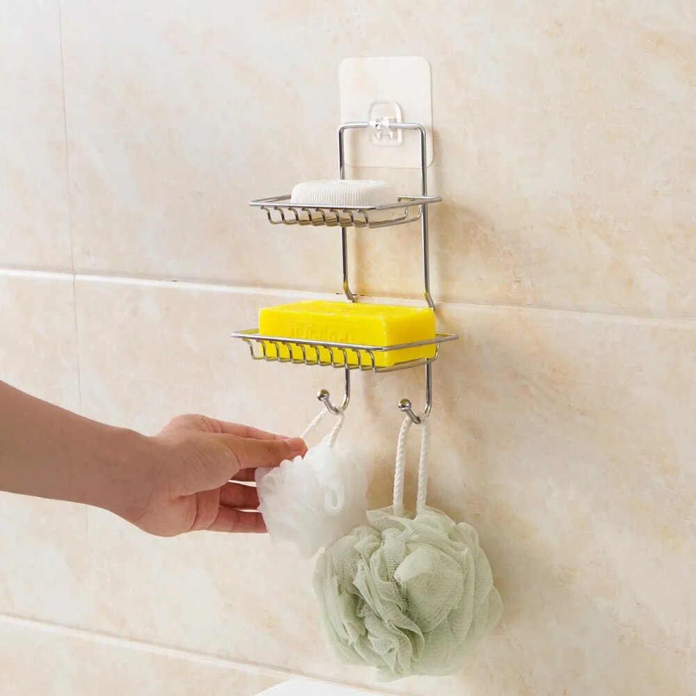 Porte-savon à crochet pour douche
