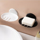 Porte savon ventouse mural - design rond décoratif