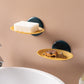 Porte savon ventouse mural - design rond fixation solide