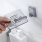 Porte-savon mural douche avec adhésif