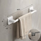 porte serviette blanc mural sans perçage 30 cm