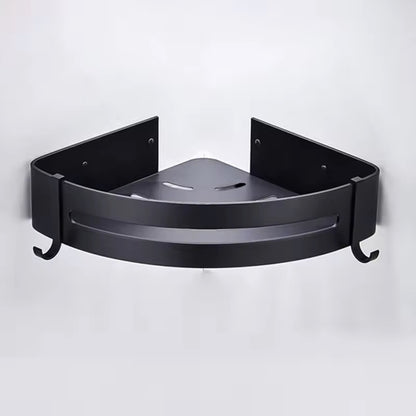 Étagère Douche Suspendue ZHUGE - Porte Savon Aluminium Sans Percage, 29x12x37cm Gris